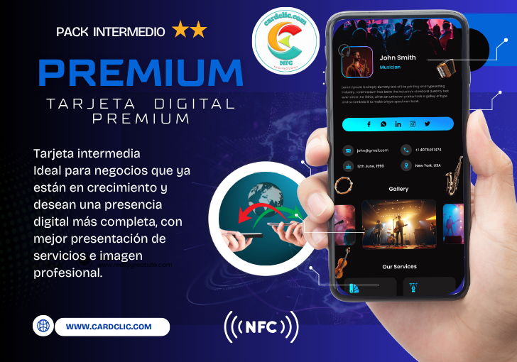 TARJETA DIGITAL PREMIUM