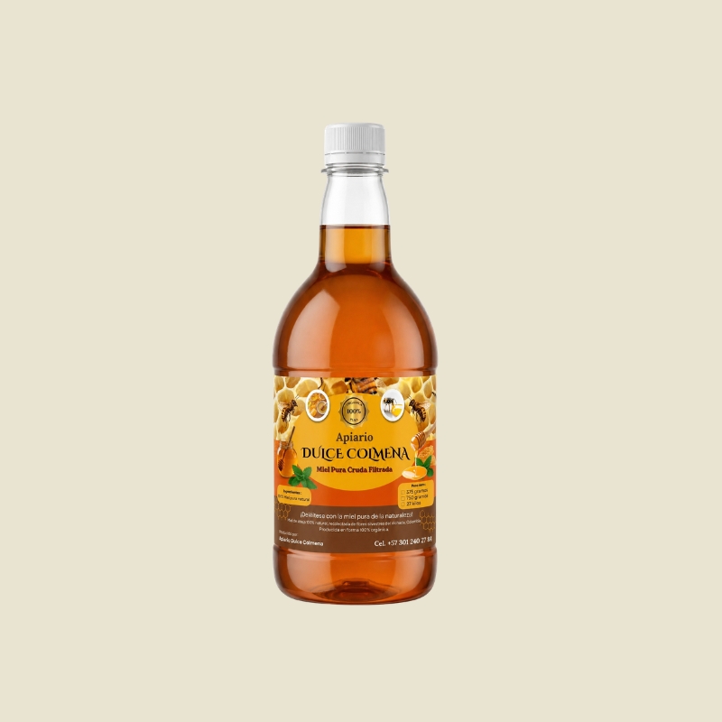 Botella de Miel Pura de 750 gramos