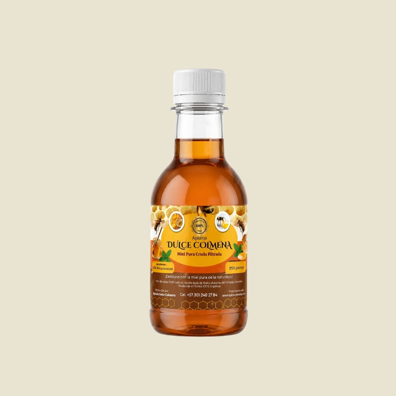 Botella de Miel Pura de 375 gramos