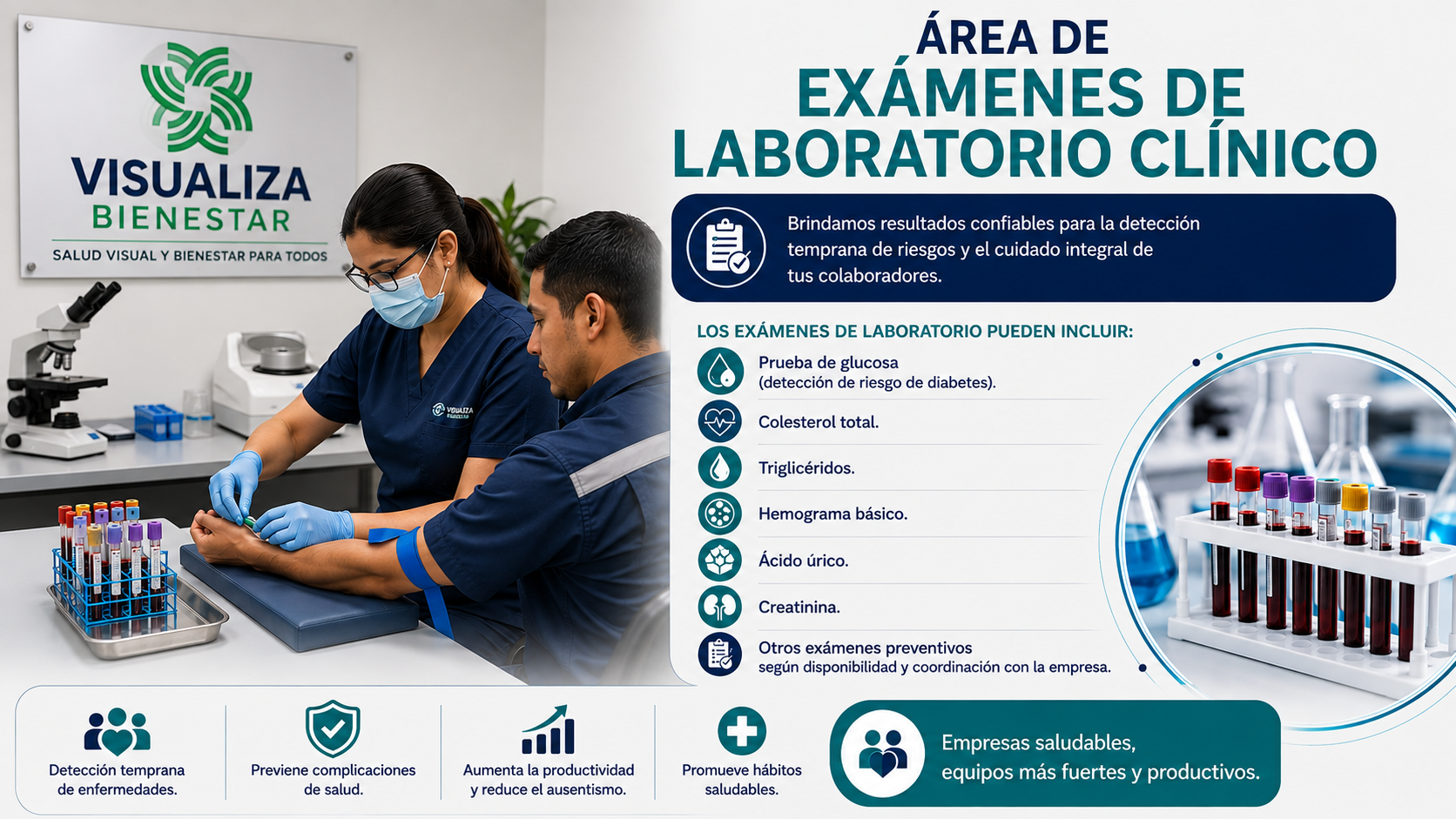 Área de Exámenes de Laboratorio Clínico